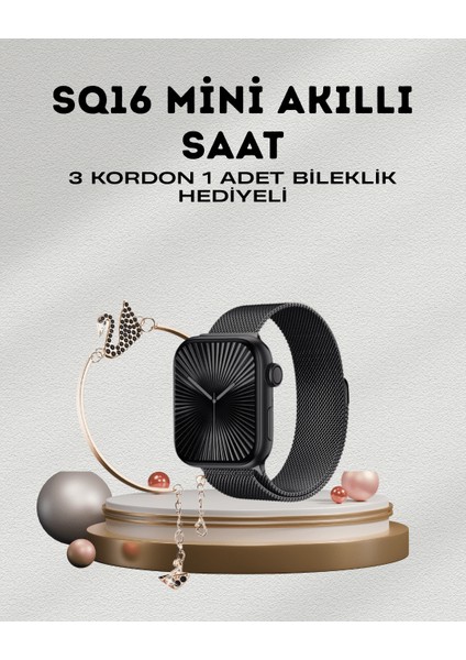 Sq-16 Mini Series 10 – Dokunmatik Akıllı Saat | Kalp Ritmi Spo2 Uyku Takibi - M086R442-K79086