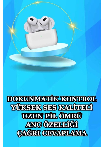 Akıllı Saat ve Kulaklık Seti Bildirim Görme Arama Cevaplama Anc Özelliği - N326J954-M66326 fırsatları