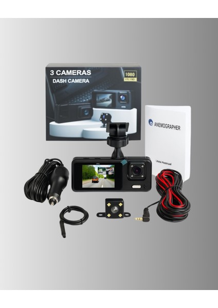 3 Kameralı Araç Içi Dvr Kayıt Cihazı Ön Iç Arka Kamera Full Hd - M962B790-N50962 fiyatları