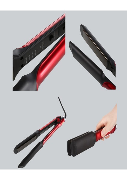 Profesyonel Saç Düzleştirici – 360° Döner Kablo ve Kompakt Tasarım - T050G555-Z35050 indirimleri