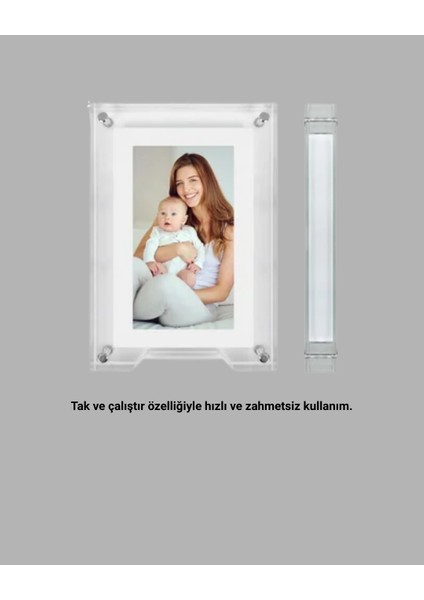 Hediyelik Dijital Çerçeve – 7 Inç IPS Ekranlı 4gb Hafızalı Hoparlörlü - M689R687-K11689 modelleri