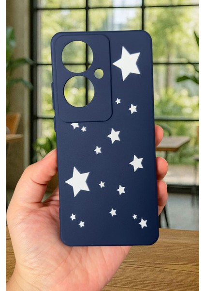 Oppo Reno 11F Uyumlu Mini Yıldız Desenli Silikon Darbe Emici Klasik Korumalı Rubber Kılıf fiyatları