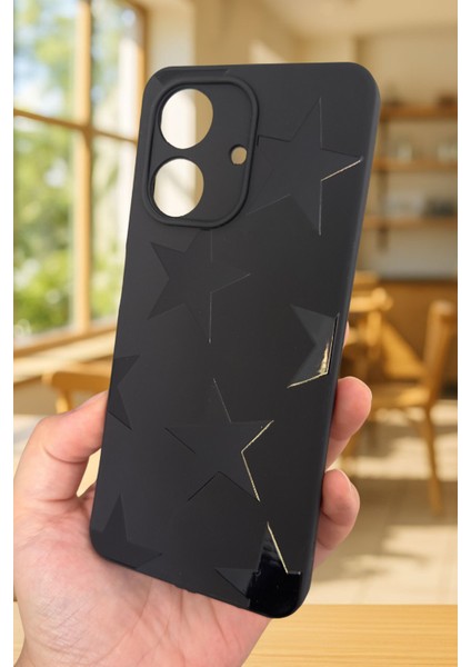 Realme Note 60 Uyumlu Star Silikon Darbe Emici Klasik Korumalı Rubber Kılıf modelleri