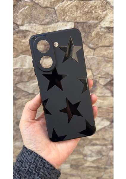 Redmi A5 Uyumlu Star Silikon Darbe Emici Klasik Korumalı Rubber Kılıf