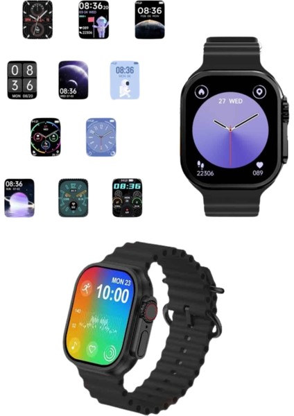 Akıllı Saat Sağlık Takibi Kalp Atışı Adımsayar Ultra Yeni Nesil Nefes Egzers - M375R068-K78 fırsatları