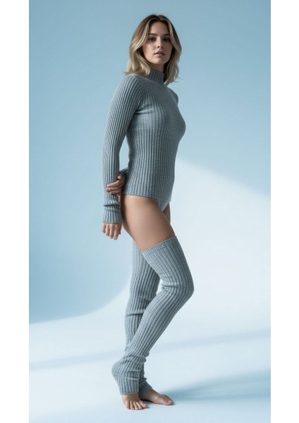 Kadın Triko Tozluk – Yumuşak Esnek Diz Altı Bacak Isıtıcı Leg Warmers