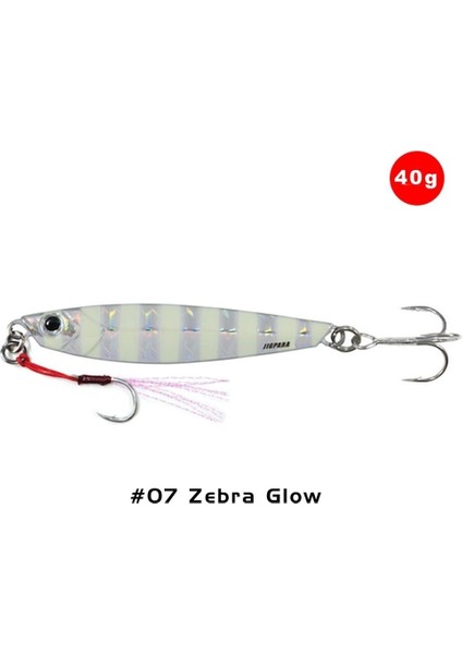 Jigpara Short JPS-40GR 80MM #07 Zebra Glow