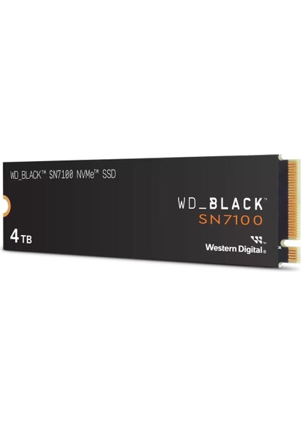 Black SN7100 4tb WDS400T4X0E 7000/6700MB/S Pcıe Gen4 M.2 2280 Nvme SSD