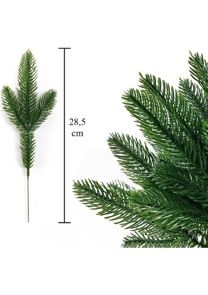 Yılbaşı Çam Dalı Ithal Gerçek Görünümlü 1 Adet modelleri