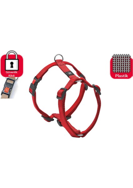 Mtxdpn Karlıe Kilitli Göğüs Tasması L 65-100CM Kırmızı