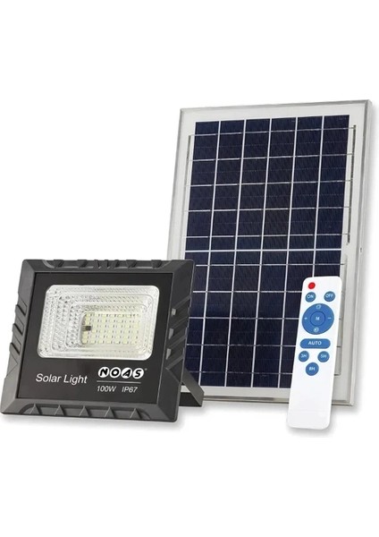 Eco Lounge Noas YL71 0101 S 100W Solar Projektör 6400K Beyaz Işık
