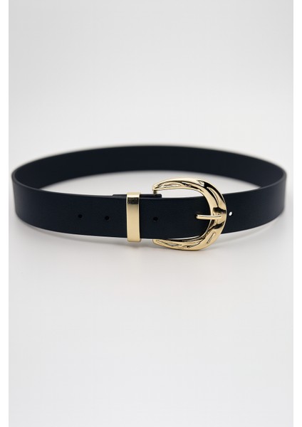 Kadın Suni Deri Kemer Desenli Toka – Şık ve Zarif Günlük Kombinler Için