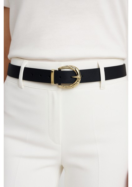 Kadın Suni Deri Kemer Desenli Toka – Şık ve Zarif Günlük Kombinler Için fiyatları