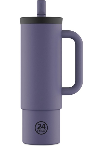 Straw Cup Dusk Pipetli Paslanmaz Çelik Termos 800 ml