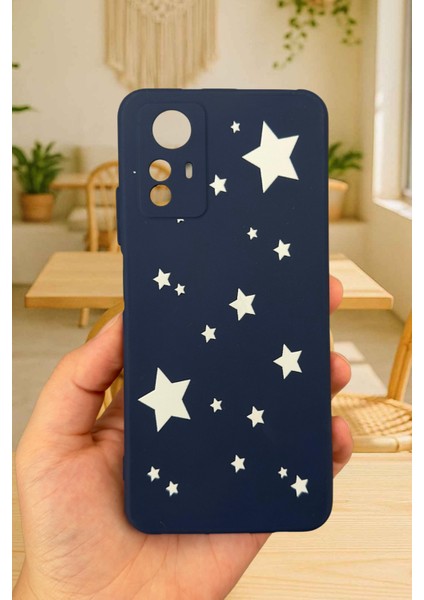 Redmi Note 12S - Mini Yıldız Desenli Silikon Darbe Emici Klasik Korumalı Rubber Kılıf fiyatları