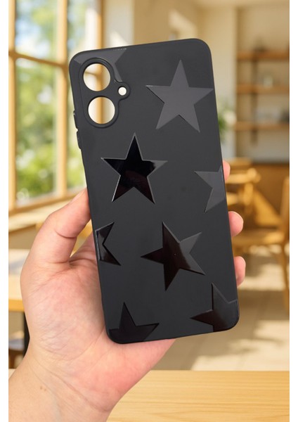 Samsung Galaxy A07 Uyumlu Star Silikon Darbe Emici Klasik Korumalı Rubber Kılıf
