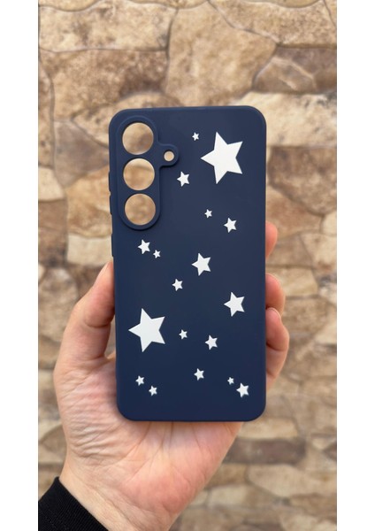 Samsung Galaxy S25 Plus Uyumlu Mini Yıldız Desenli Silikon Darbe Emici Klasik Rubber Kılıf fiyatları