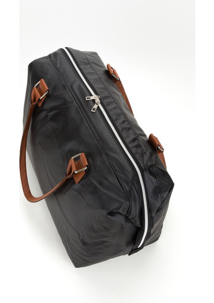 Veera Suni Deri Çanta Anne Bebek Bakım Çantası Termoslu Biberon Cepleri