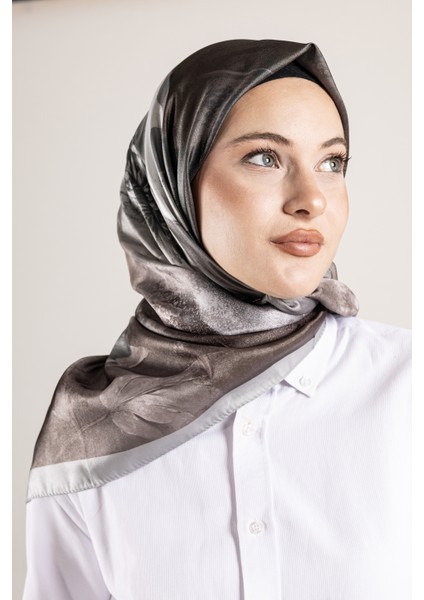 Dijital Kristal Desenli Eşarp 95x95 – Pastel Desen-4