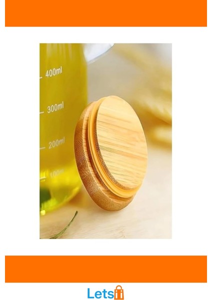 900 ml Sızdırmaz Bambu Kapaklı Borosilikat Cam Yağdanlık fırsatları