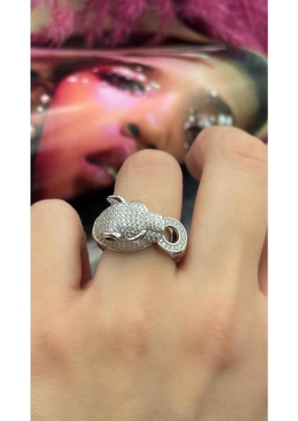 Zümrüt Gözlü Panthere Yüzük modelleri