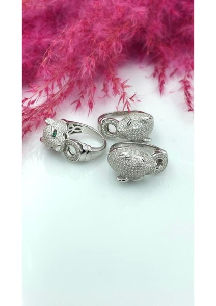 Zümrüt Gözlü Panthere Yüzük indirimleri