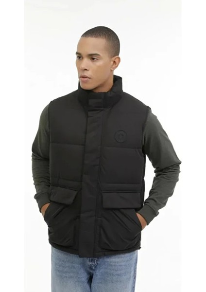 Kapitoneli Regular Fit Dik Yaka Yelek Erkek Yelek 4W4CT646 4pr fiyatları