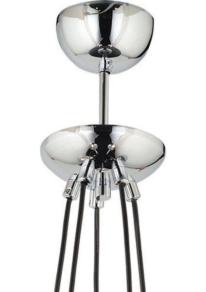 Lampaluce Ghiacciolo Dekoratif Sarkıt Avize Beşli Krom modelleri