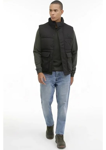 Kapitoneli Regular Fit Dik Yaka Yelek Erkek Yelek 4W4CT646 4pr modelleri