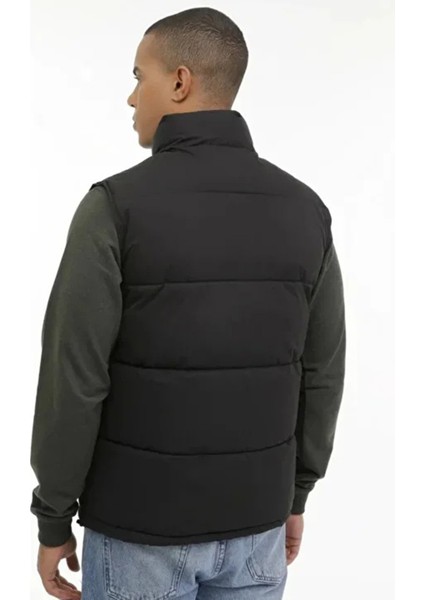 Kapitoneli Regular Fit Dik Yaka Yelek Erkek Yelek 4W4CT646 4pr fırsatları