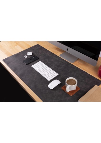 Deri Masa Matı 91*48CM Tn1 Gri