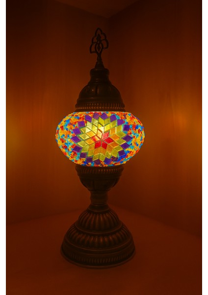El Yapımı Dekoratif Osmanlı Mozaik Lambası SLZN2