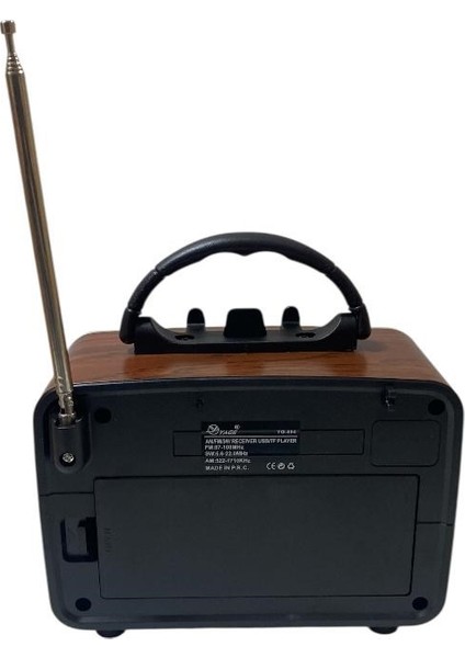 3 Bant Nostajik USB Bluetooth Ledli Radyo 3914 modelleri