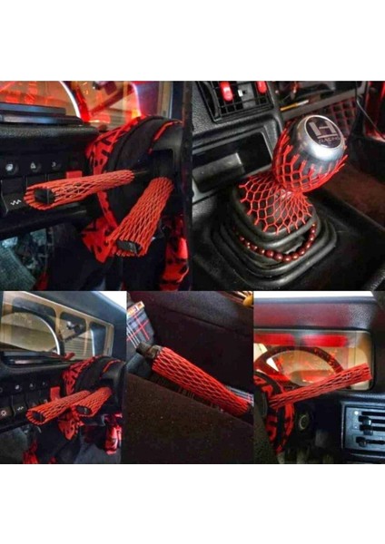 Araç Kırmızı File Seti 10'lu Takım