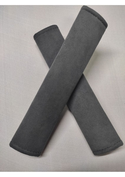 Antrasit Alkantara Emniyet Kemer Pedi 2 Adet – 5mm Süngerli, Yumuşak ve Nefes Alabilen Konfor Kılıfı modelleri