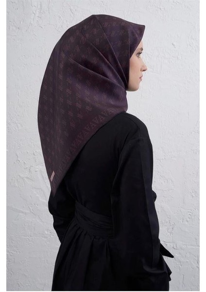 2025 Desenli Saf Ipek Twill Eşarp 9412-34 fırsatları