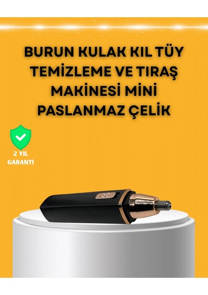USB Şarjlı Sessiz Burun ve Kulak Kılı Temizleme Cihazı
