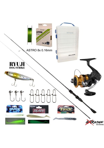 Shimano Fx 4000 Ryuji Aero 270 cm 4-35 gr Spin olta seti