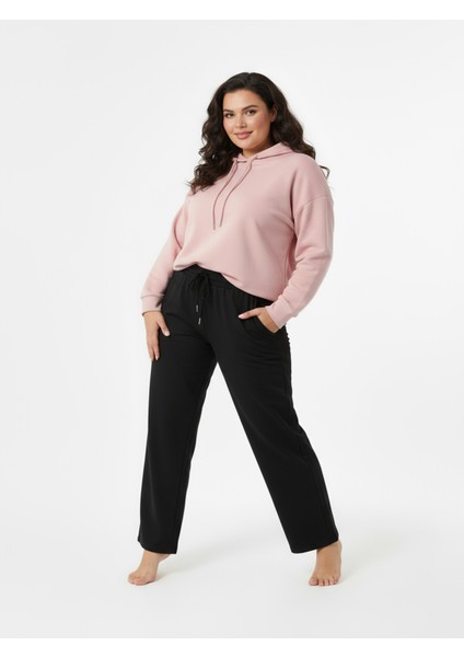 Düz Paça Büyük Beden Eşofman Altı Siyah 2016 fiyatları