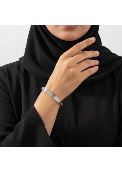 Nazardan Koruyan Ayet-El Kürsi Yazılı Bileklik – Paslanmaz Çelik, Ayarlanabilir Erkek/kadın Bileklik modelleri