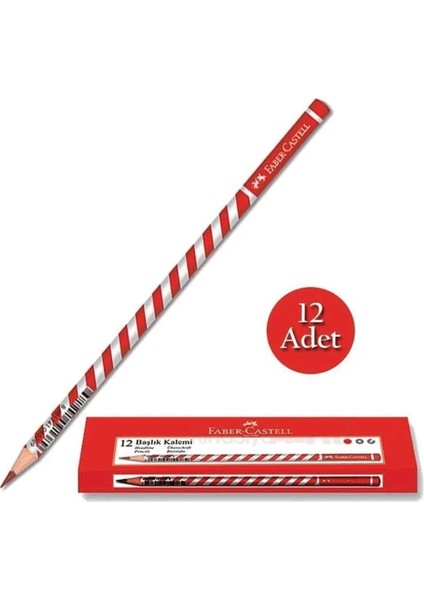 12’li Kırmızı Renk Kalem Seti – Pratik ve Dayanıklı