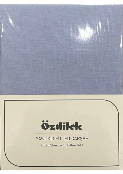 Colurist Lastikli Fitted Çift Kişilik Çarşaf Takımı 160 x 200 +30 cm ( 30 cm Yükseklik ) Okyanus