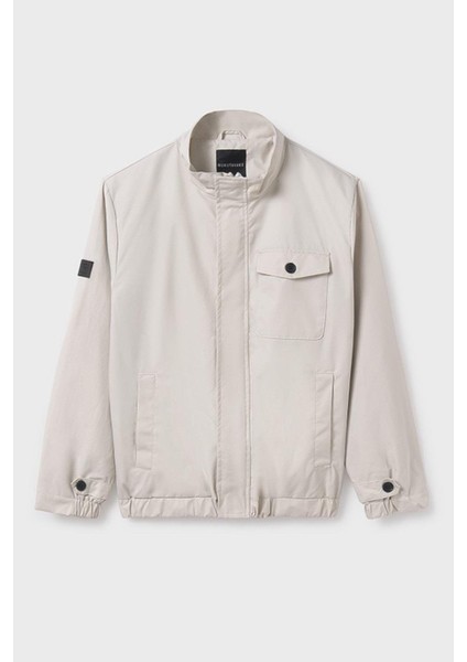 Erkek Çocuk 10-18 Yaş Su Geçirmez Mevsimlik Mont 6491 Kemik