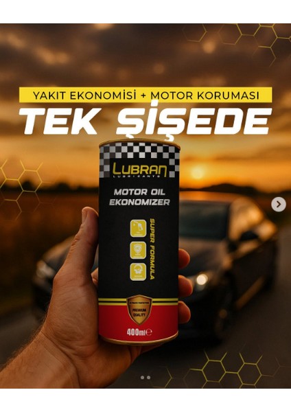 Lubran Motor Oil Ekonomizer 400ML Motor Koruyucu Yağ Katkısı Performans Artırıcı Ses Azaltıcı fiyatları