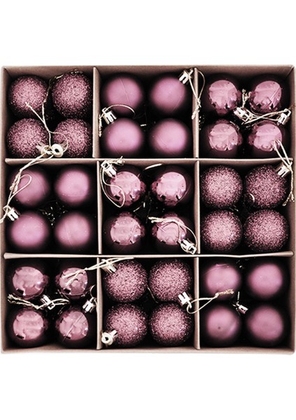 Yılbaşı Ağaç Süsleme Seti 72 Parça -Bronz-