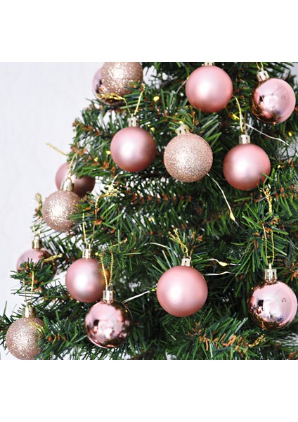 Yılbaşı Ağaç Süsleme Seti 72 Parça -Bronz- modelleri