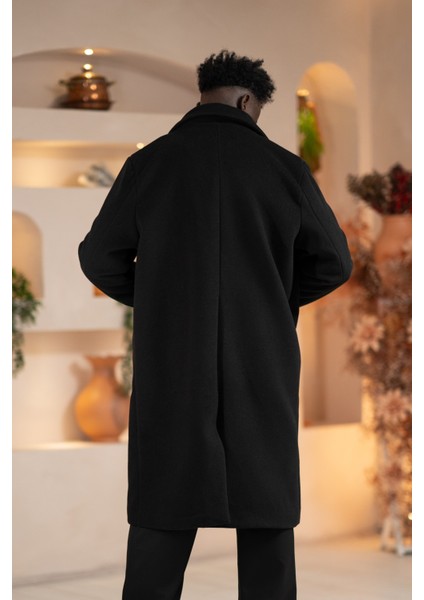 Italyan Geniş Yaka Oversize (Bol Kesim) Salaş Uzun Kaban fırsatları