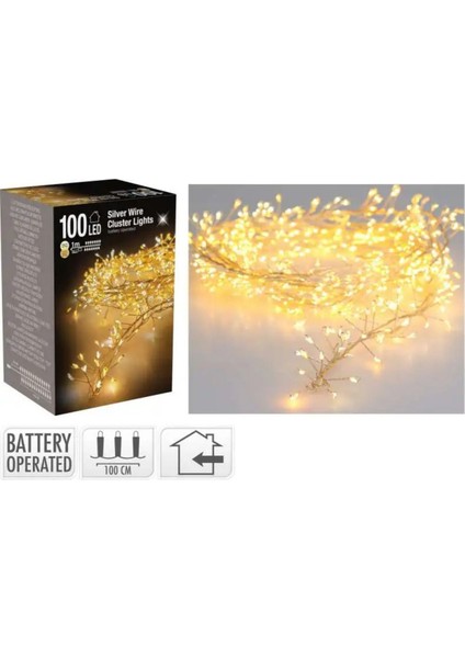 Ecrou 100 Ledli Bataryalı Işık 100CM