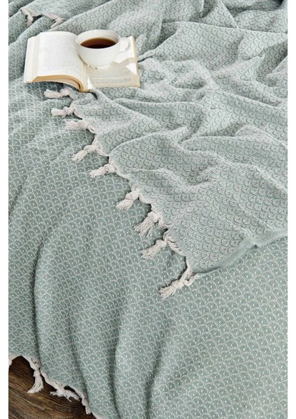 Çift Kişilik Yatak Pikesi Deniz Yeşil 200 x 230 cm fiyatları