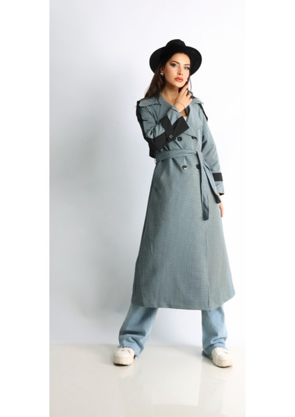 Şık Taş Rengi Düğmeli Trençkot – Rahat ve Modern Kesim fiyatları